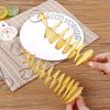 Spiral Potato Cutter Twisted Slice Potato Tower Whirlwind Potato Cut Diy Creative Fruit And Vegetable Spiral Slicer For Kitchen