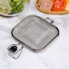 Sandwich Toaster Bread Grill Net Stainless Steel Sandwich Grilling Basket Foldable Sandwich Baking Tool Oven Food Grill Rack